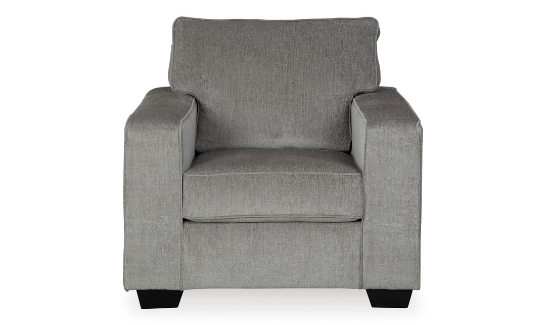 Ashley Altari Fabric Wooden Chair with Track Arms & Cushion Back-Jennifer Furniture