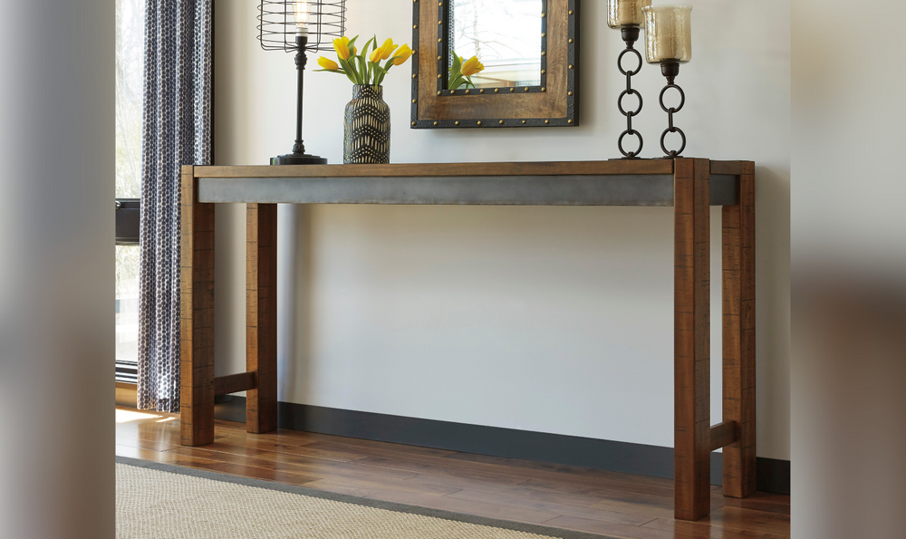 Ashley Torjin Counter Height Dining Table in Brown-Jennifer Furniture