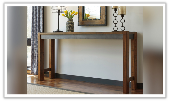 Ashley Torjin Counter Height Dining Table in Brown-Jennifer Furniture