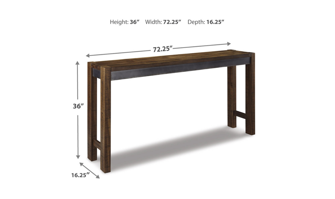 Ashley Torjin Counter Height Dining Table in Brown-Jennifer Furniture