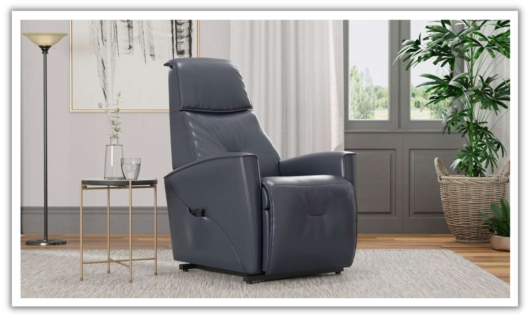 Austin Lift Top Power Recliner Chair with Remote Control-Jennifer Furniture