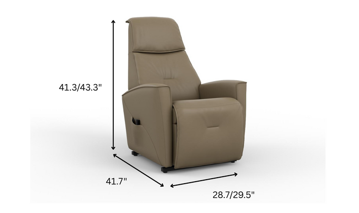 Austin Lift Top Power Recliner Chair with Remote Control-Jennifer Furniture