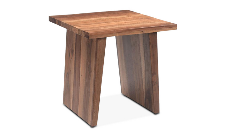 Barcelona Side Table in Natural Reclaimed Wood- Jennifer Furniture