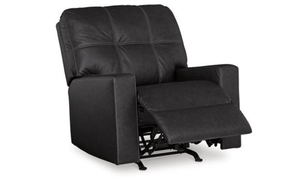 Barlin Mills Leather Pull Tab Gentle rocking Recliner Chair