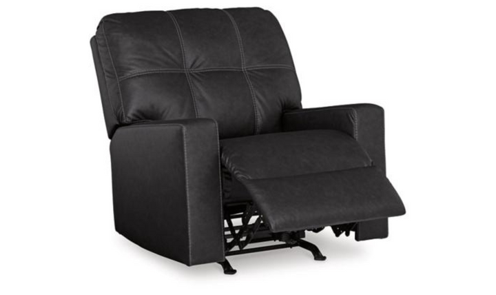 Barlin Mills Leather Pull Tab Gentle rocking Recliner Chair