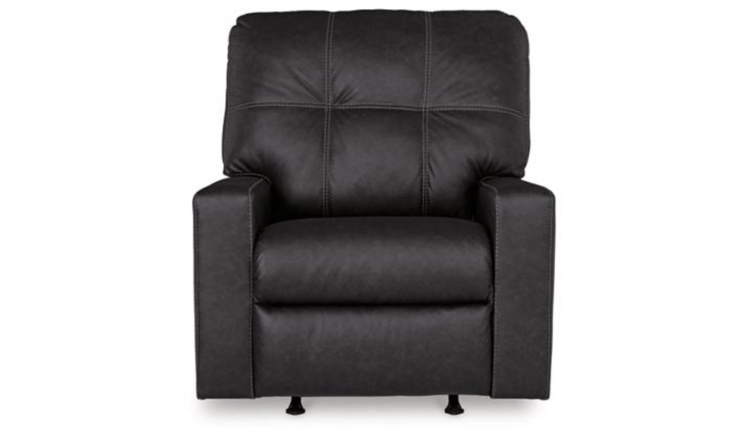 Barlin Mills Leather Pull Tab Gentle rocking Recliner Chair