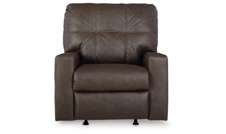 Barlin Mills Leather Pull Tab Gentle rocking Recliner Chair