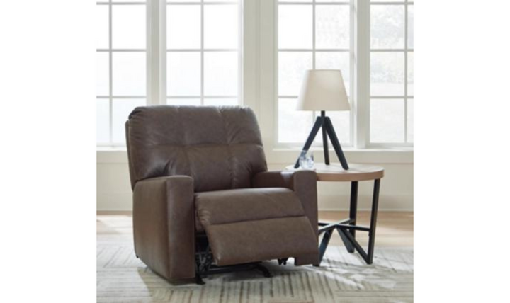 Barlin Mills Leather Pull Tab Gentle rocking Recliner Chair