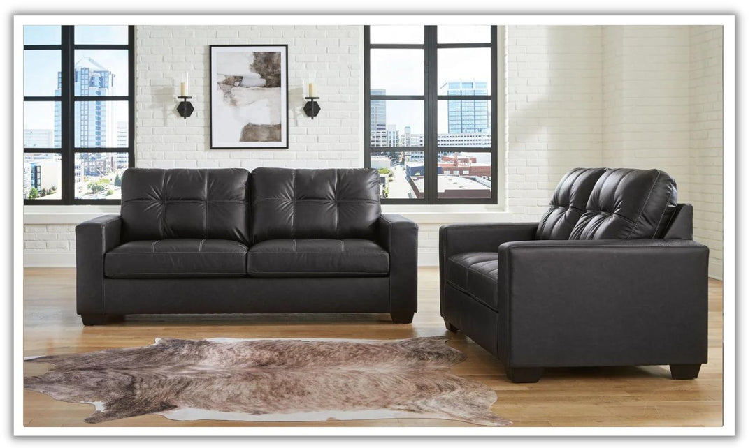 Barlin Mills Faux Leather Living Room Set