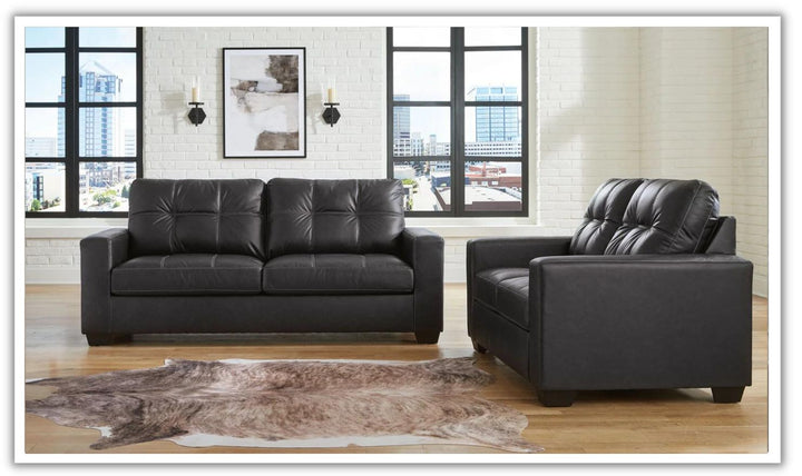 Barlin Mills Faux Leather Living Room Set