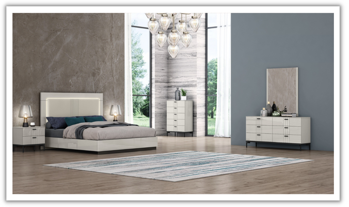 Bella Premium White Wooden Bedroom Set