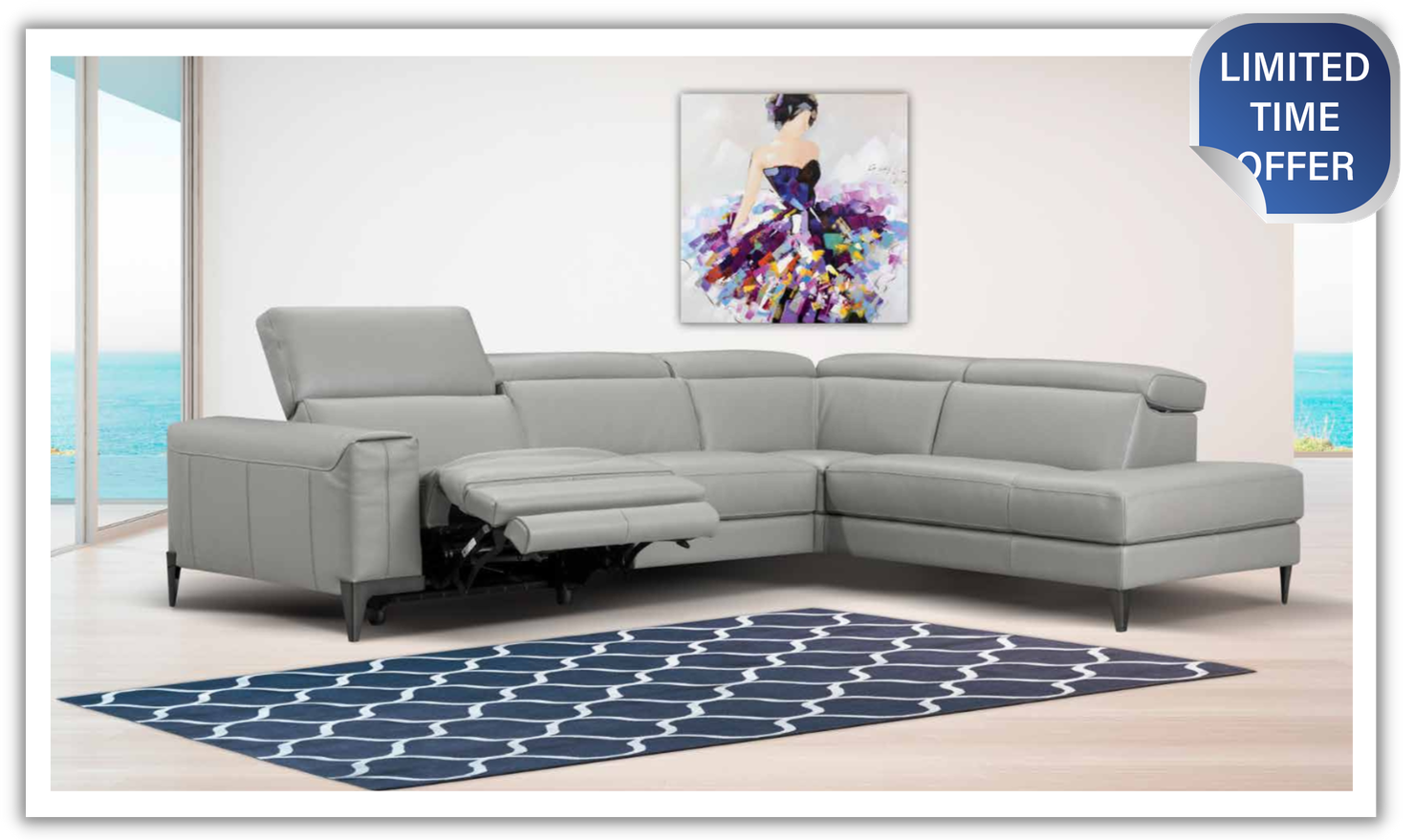 Jamal chaise hot sale sofa sectional