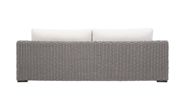 Bernhardt Capri 2-Seater Outdoor Sofa with Track Arms in Gray