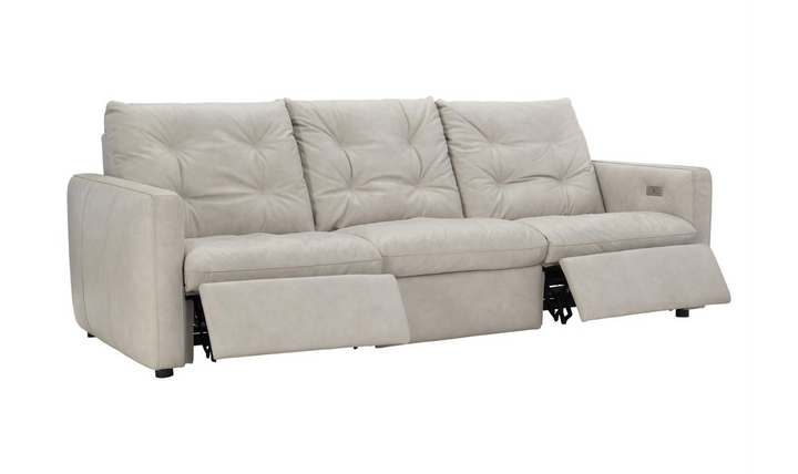 Bernhardt Kaya 3-Seater Fabric Power Motion Sofa with USB Port