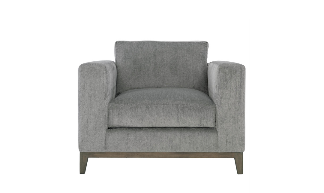 Bernhardt Noel Fabric Chair with Feather Down Cushion-jennifer furniture