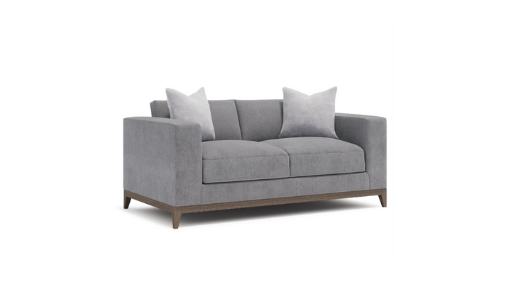 Bernhardt Noel Fabric Gray Living Room Set with Feather Down Cushion & Accent Throw Pillow-jennifer furniture