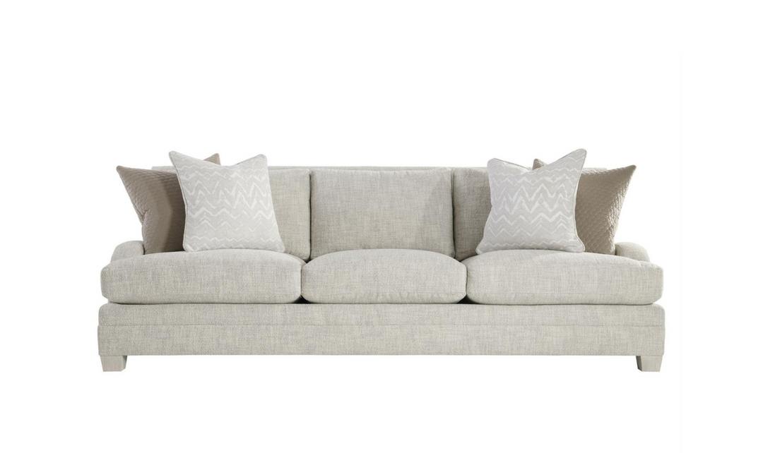 Bernhardt Rollins 3-Seater Gray Fabric Sofa