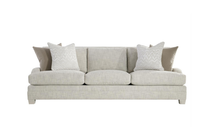 Bernhardt Rollins 3-Seater Gray Fabric Sofa