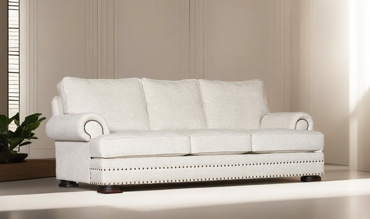Bernhardt 3 Seater Foster Sofa With Rolled Arms