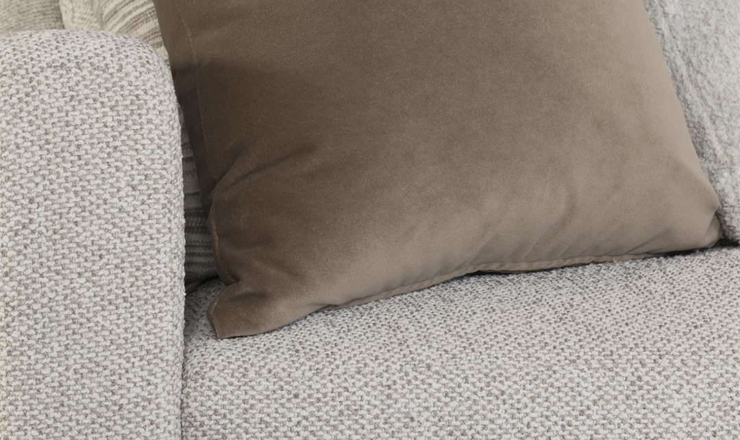 Bernhardt Ventura Fabric Sectional Sofa with Feather Down Cushions