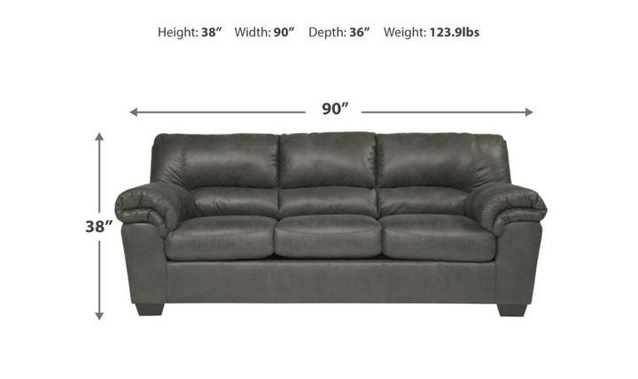 Bladen 3 Seater Leather Sleeper Sofa