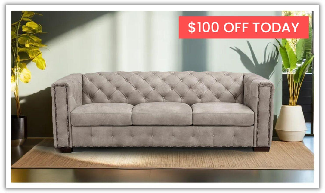 Callas Italian Leather Queen Sleeper Sofa - Luxury Overnight Collection