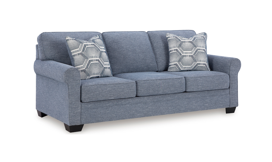 Carissa Manor 3 Seater Pull Out Queen Sofa Sleeper With Memory Foam Mattresses