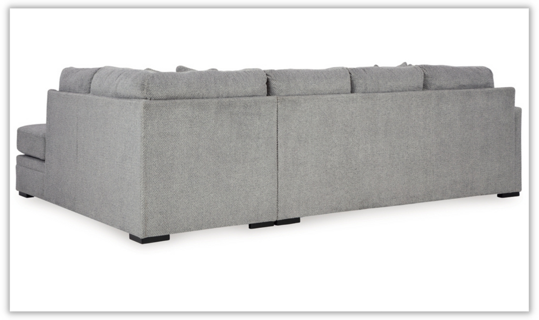 Casselbury 2-Piece U-Shaped Polyester Sectional with Chaise