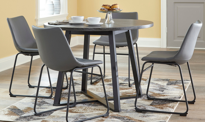 Centiar Round Dining Room Table-Jennifer Furniture