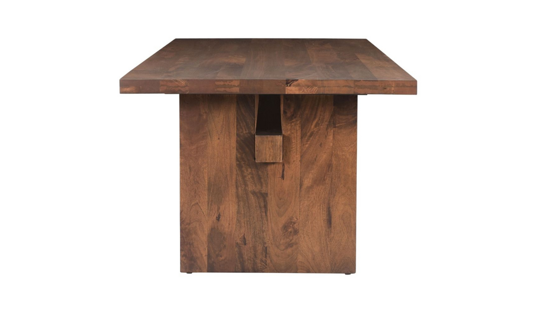 Cosmopolitan Rectangular Dining Table in Honey Brown-Jennifer Furniture