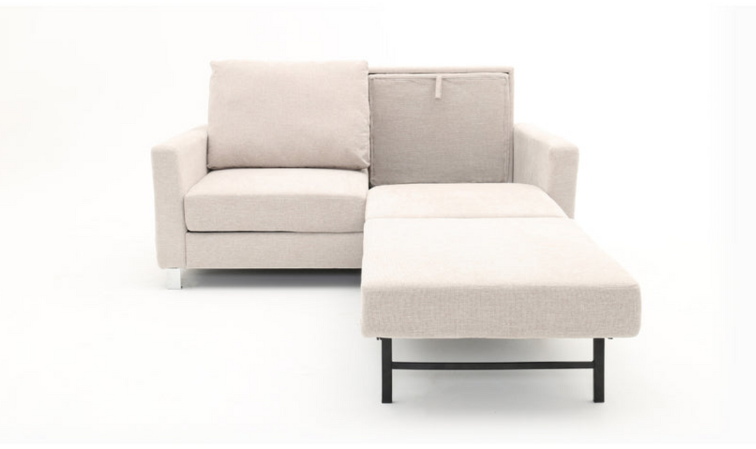 Gio Italia Cuddle Queen Fabric Sleeper Sofa With Cloud Fold Function