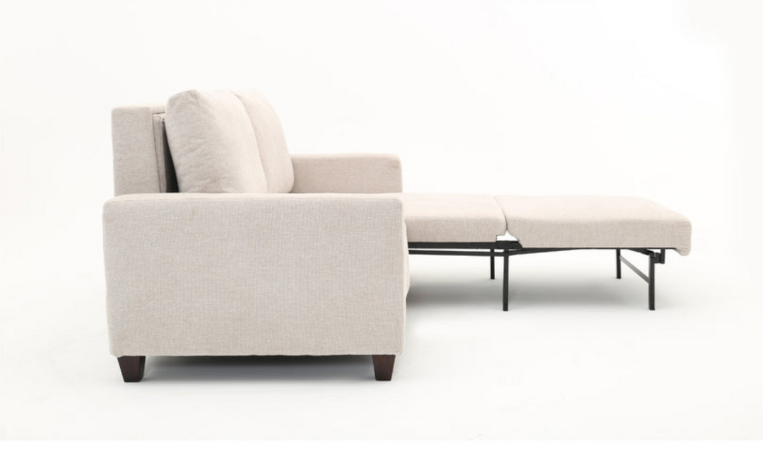 Gio Italia Cuddle Queen Fabric Sleeper Sofa With Cloud Fold Function