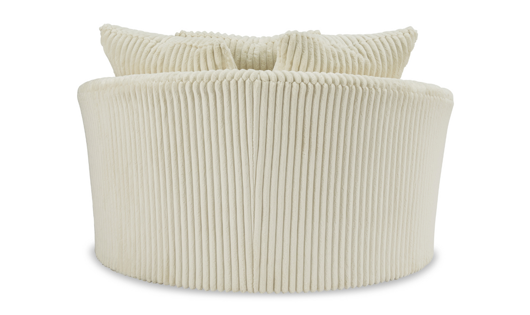 Modern Heritage Lindyn Round Oversized Swivel Accent Chair