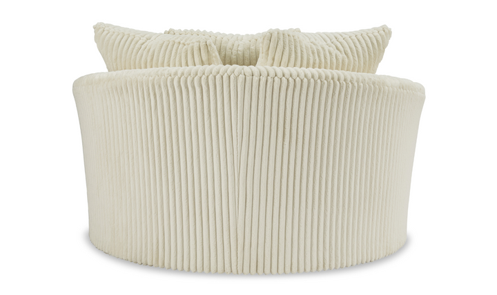 Modern Heritage Lindyn Round Oversized Swivel Accent Chair