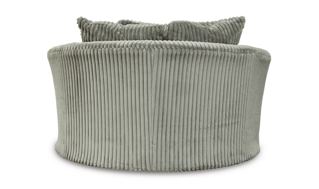 Modern Heritage Lindyn Round Oversized Swivel Accent Chair