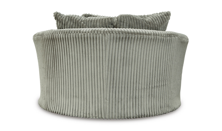 Modern Heritage Lindyn Round Oversized Swivel Accent Chair