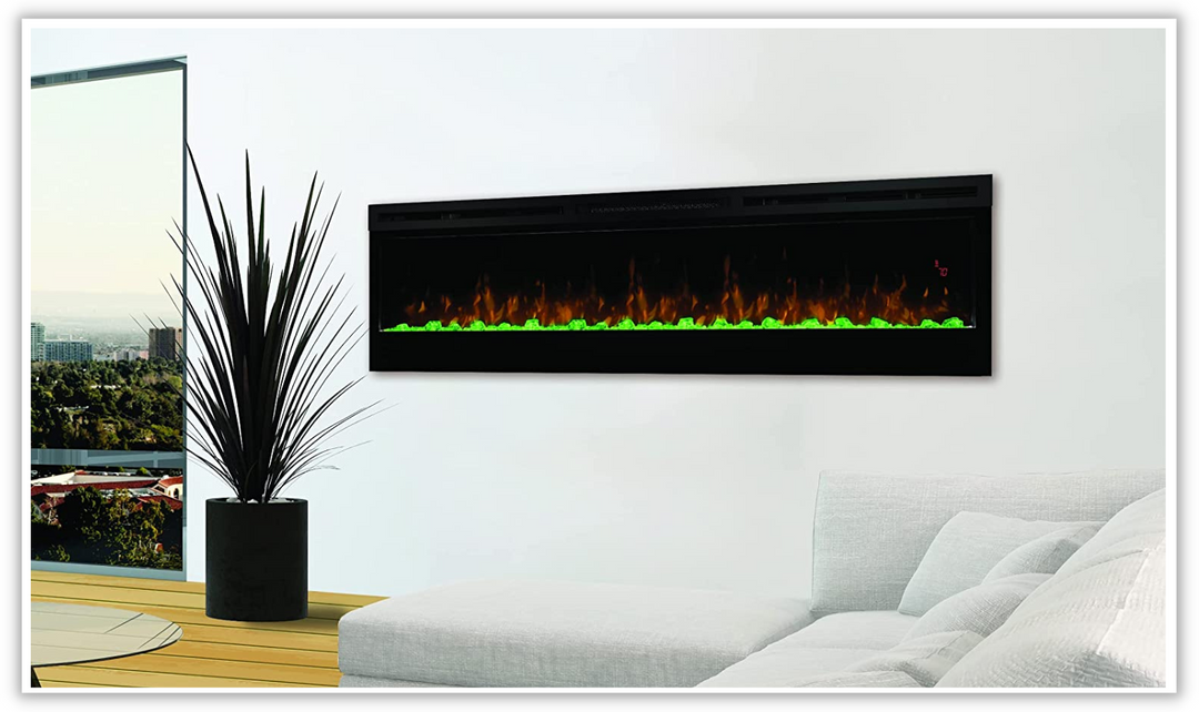 Dimplex Prism Series Linear Electric Fireplace in Black