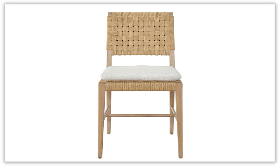 Universal Nomad Dining Table Set in Tan Oak Finish