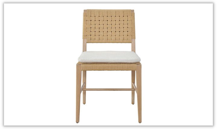 Universal Nomad Dining Table Set in Tan Oak Finish