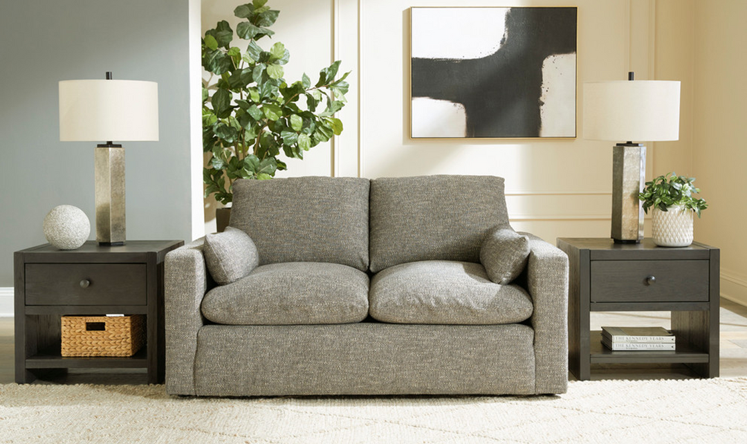 Modern Heritage Dramatic Granite Fabric Living Room set