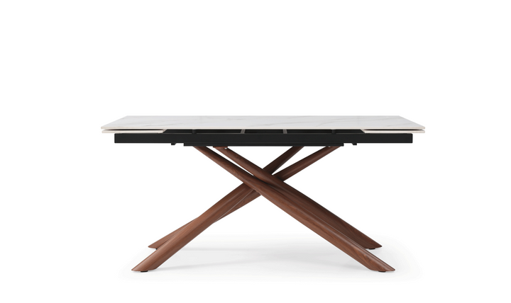 ESF Acquire 4-Seater Extendable Dining Table Set w/ Edito Fabric Chair