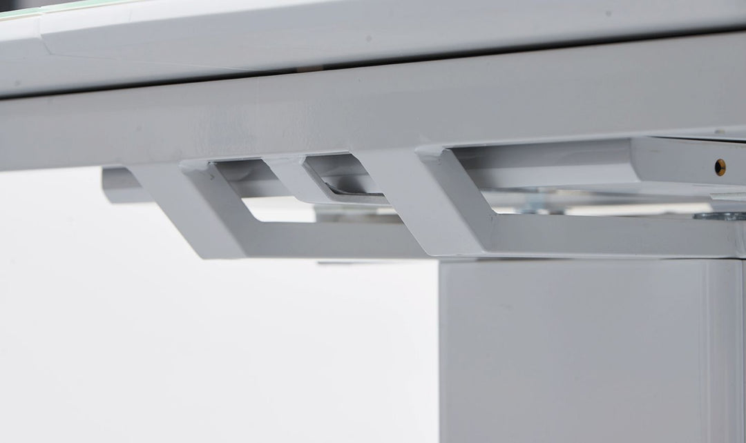 ESF Italia Amarilla 4-Seater Extendable Dining Table Set in White