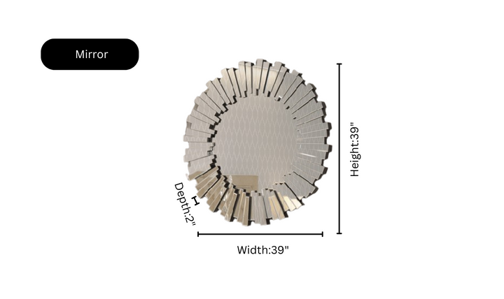 ESF Italia Martina Lux White Bedroom Set (Queen/King Bed + Dresser + 2 Nightstand + Mirror)