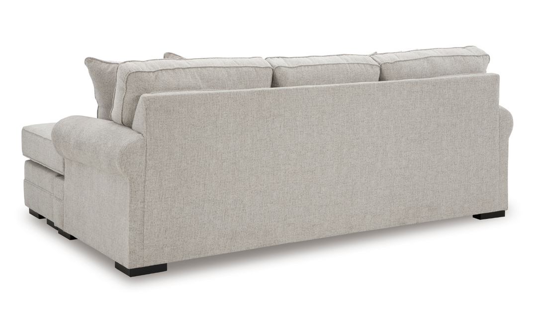 Modern Heritage Eastonbridge Fabric Reversible Sofa Chaise in Fabric