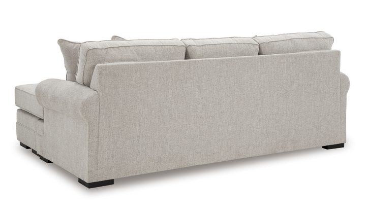 Modern Heritage Eastonbridge Fabric Reversible Sofa Chaise in Fabric