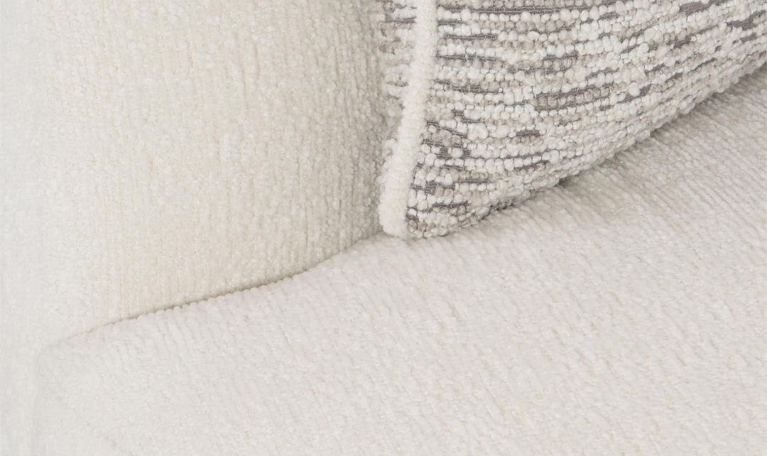 Bernhardt Elle 3-seater Fabric White Sofa with Feather Down Cushions-jennifer furniture