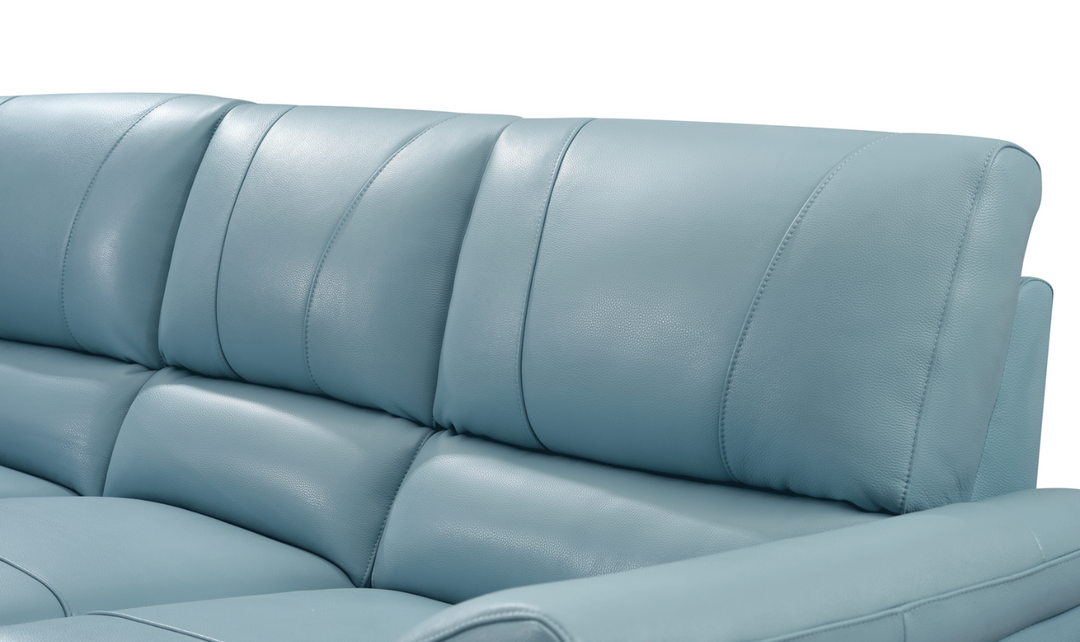 ESF Italia Jake 3 Seater Leather Electric Recliner Sofa with Cushion Arms