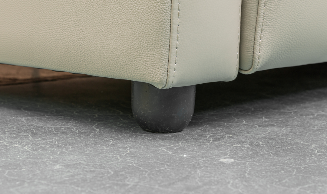 Klaussner Roma 6-Piece Beige Leather Power Reclining Sectional Sofa