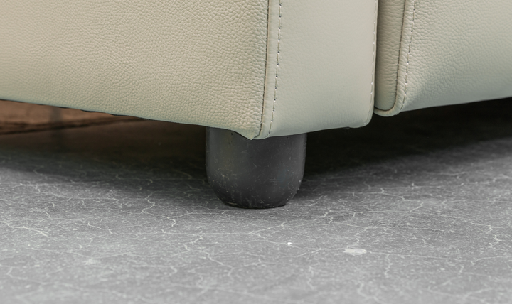 Klaussner Roma 6-Piece Beige Leather Power Reclining Sectional Sofa