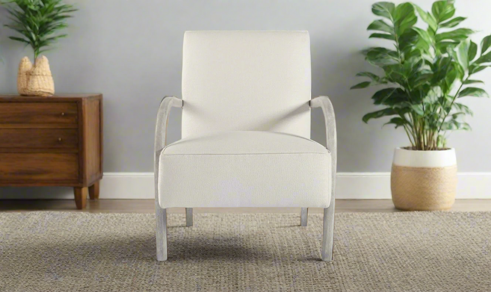 Universal Furniture Bahia Honda Accent Chair in Hyde Snow Color